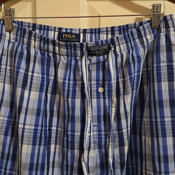 RALPH LAUREN Polo Men's Plaid Pajama Pant Sz Lg - Picture 7 of 8